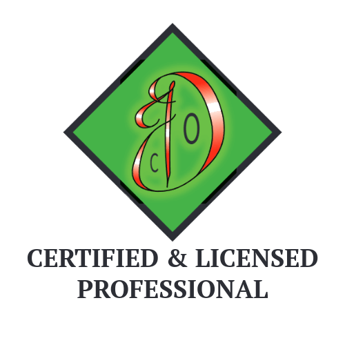 Certified and Licensed Professional Badge